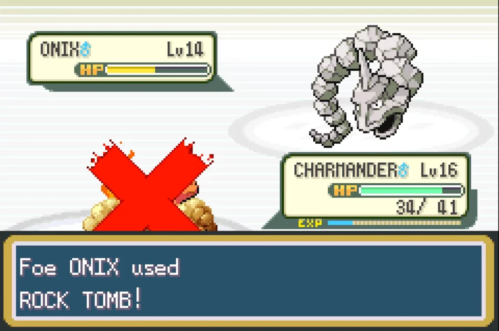 Pokemon The Last Fire Red 4.0 Find Crystal Onix 