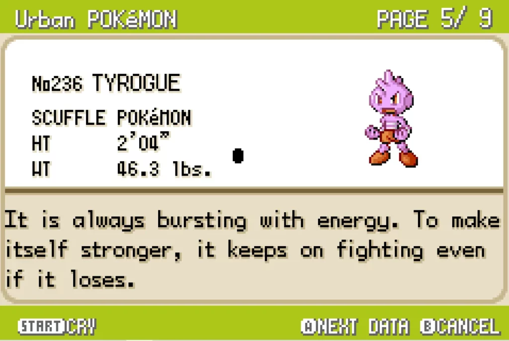 How to Get Tyrogue in Pokémon FireRed and LeafGreen - Master Noobs