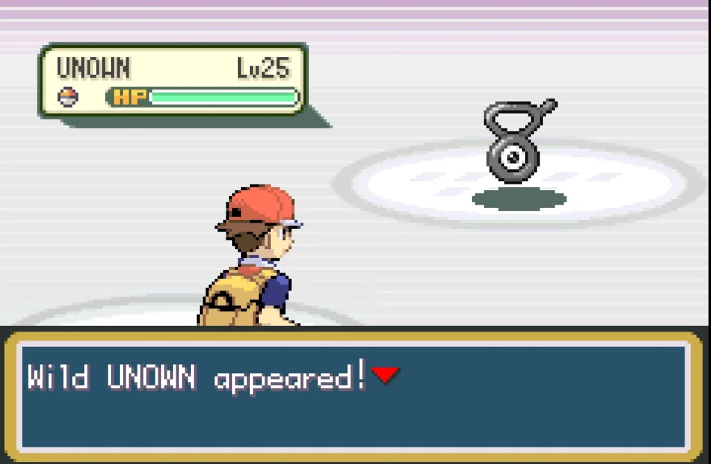 Remember collecting all the UNOWN in Pokemon Fire Red and Leaf Green?