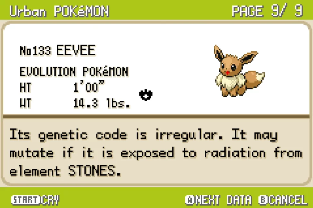 Pokemon Eevee Evolution 01 