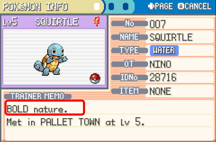 Does nature matter in fire red?