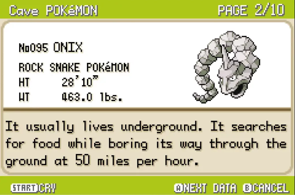 How to Catch Onix in Pokemon Fire Red 