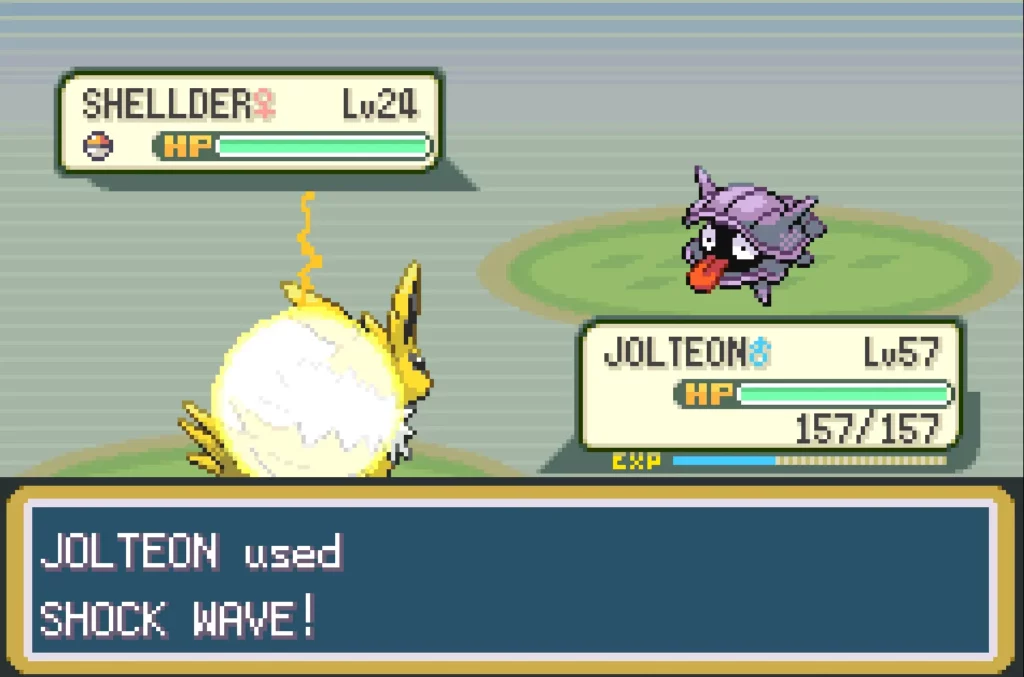 Pokemon Fire Red & Leaf Green - How To Evolve Eevee into Jolteon